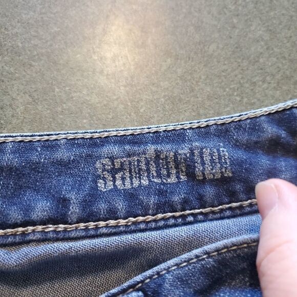 Silver Santorini capri jeans sz 29x25 - Picture 3 of 5